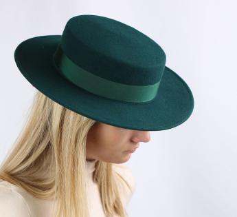 canotier en feutre Camille