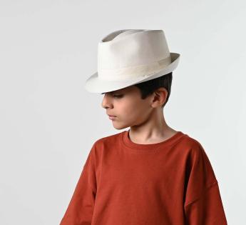 chapeau enfant lin Petit Trilby Lin