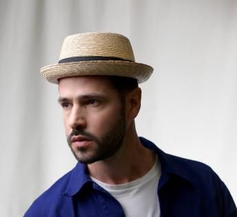 Chapeau porkpie paille fine Fino Porkpie Straw