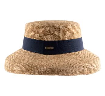 Chapeau femme raphia Candida Raphia Crochet Fino