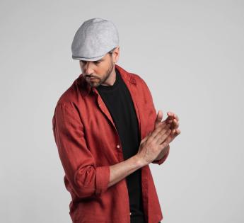 casquette-béret été Classic Flat Cap Lin