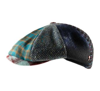 Casquette large patchwork Mauro