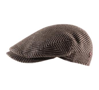 Casquette plate tweed New York