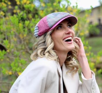 Casquette patchwork rose Althea