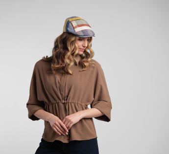 casquette patchwork lin Caspian