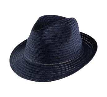 Chapeau paille élégant Trilby Abaca