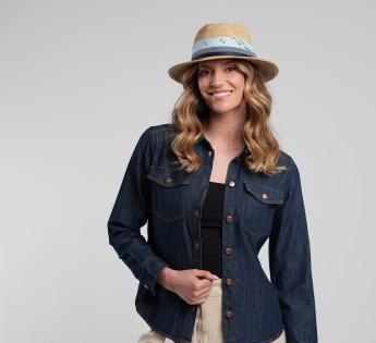 Chapeau raphia français L'audacieux