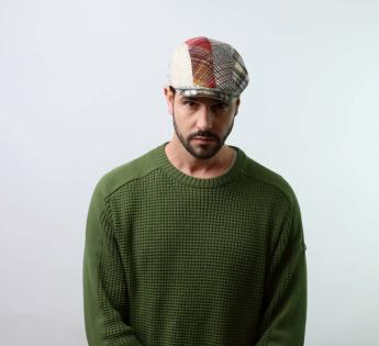Casquette plate en laine Izzo