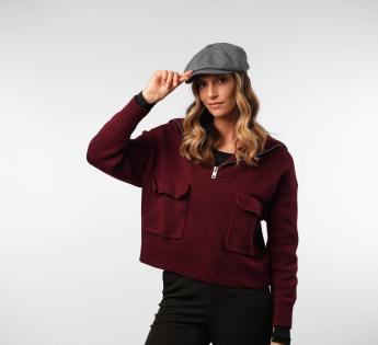 casquette beret Stetson Shetland Herringbone