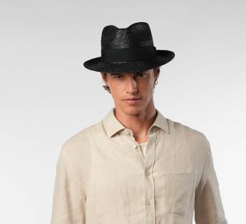fedora paille fine Fino Fedora Paille