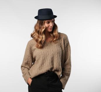 Chapeau Porkpie Noir Classic Porkpie