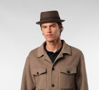 Chapeau Porkpie Noir Classic Porkpie