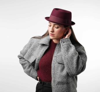 Chapeau Porkpie Noir Classic Porkpie