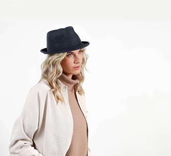 chapeau trilby feutre lapin Lucas Luxe