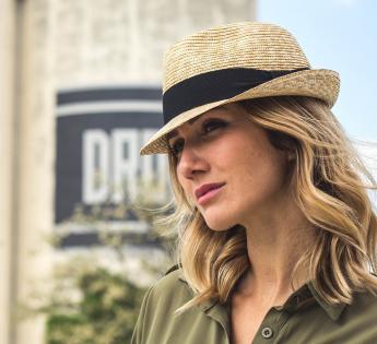 Trilby paille fine Fino Trilby Paille